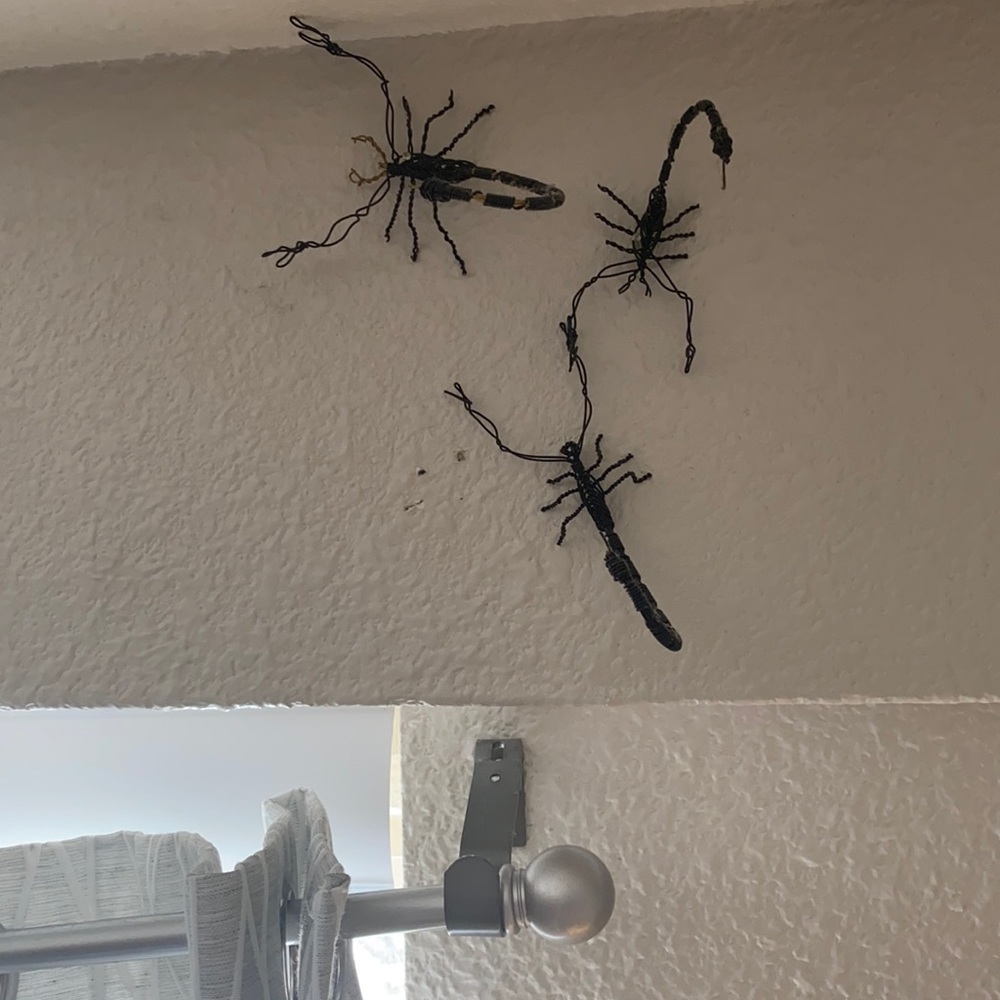 Wire art 3 scorpios